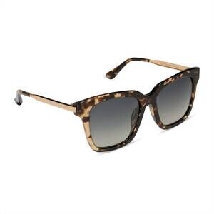 NEW DIFF bella square sunglasses in espresso/grey
